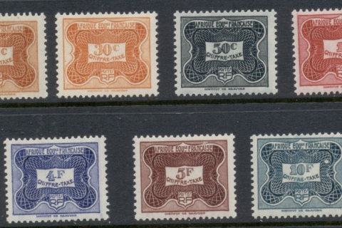 French Equatorial Africa 1947 Postage Dues