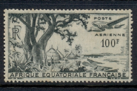French Equatorial Africa 1946 Air Mail Views