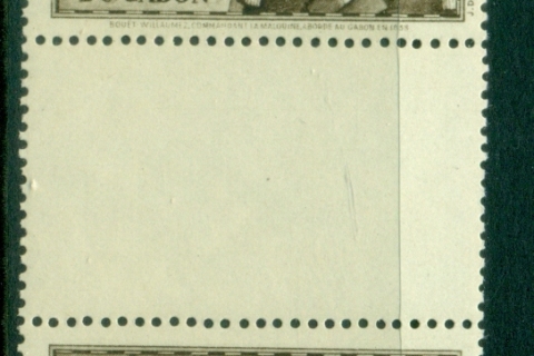 French Equatorial Africa 1938 Centenary of Gabon 1c pr