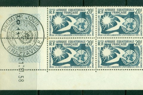 French Equatorial Africa 1958 Universal Declaration of Human Rights