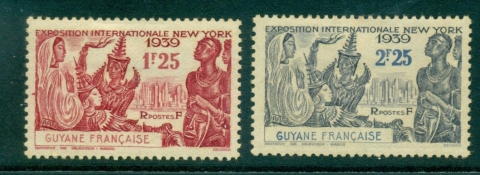 French-Guiana-1939-New-York-World-fair-MLH-lot38612