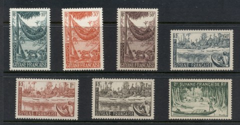 French-Guyana-1947-Pictorials-Addt-MUH