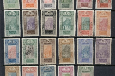 French Guinea 1913-33 Pictorials + Surch Asst