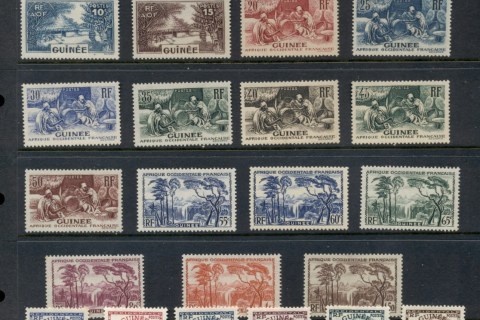 French Guinea 1938-40 Pictorials Asst