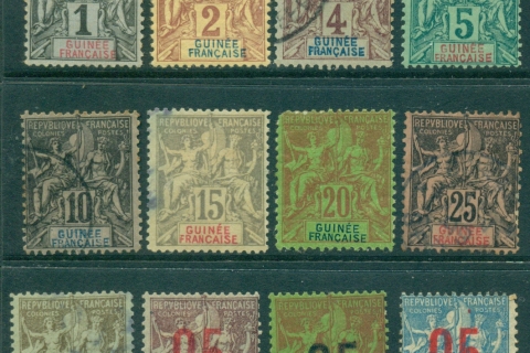 French Guinea 1892-1900 Navigation & Commerce Asst