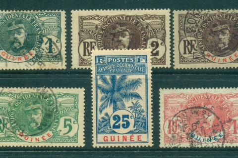 French Guinea 1906-07 Pictorials Asst