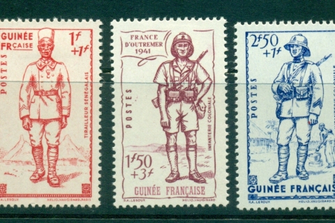 French Guinea 1941 Vichy Issue