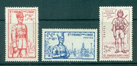 French-India-1941-Vichy-Issue-MUH-lot49425