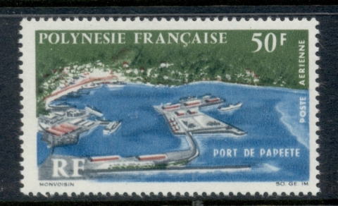 French-Polynesia-1966 Papeete Harbour