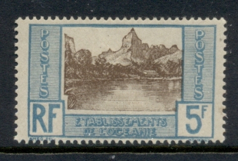 French-Polynesia-1929 Papetooii Bay 5f