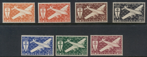 French-Polynesia-1942 Air Post