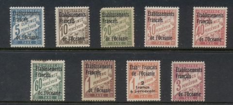 French-Polynesia-1926-27 Postage Dues