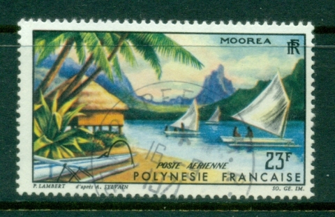 French-Polynesia-1964 Moorea Scene