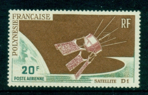 French-Polynesia-1966 French Satellite D-1