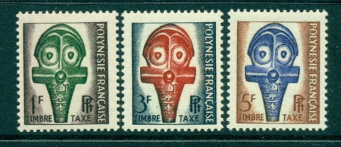 French-Polynesia-1958 Postage Dues