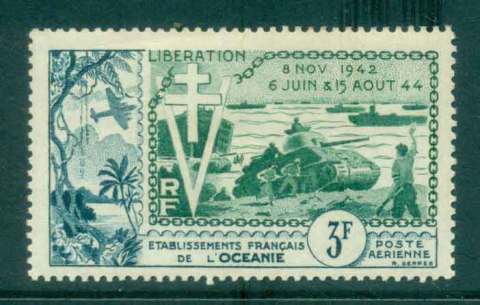 French-Polynesia-1954 Liberation