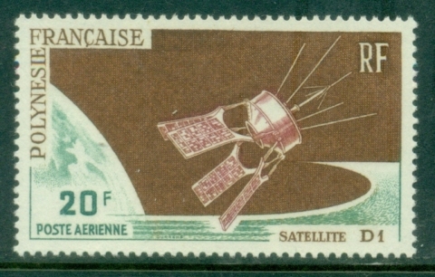 French-Polynesia-1966-Airmail-Satellite-D1-MUH