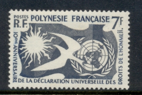 French-Polynesia-1963 International declaration of Human Rights