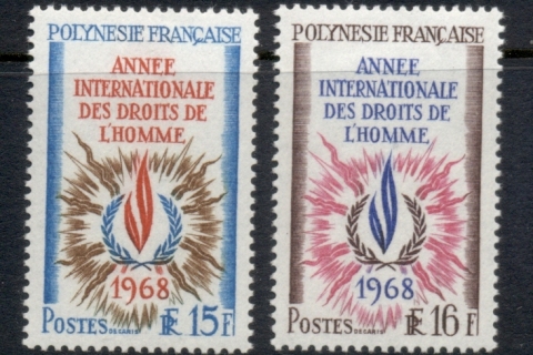 French-Polynesia-1968 Human Rights Year