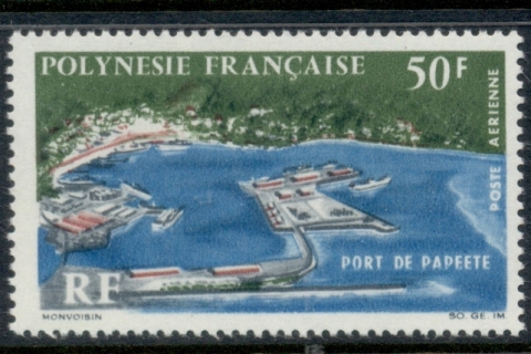 French-Polynesia-1966 Papeete Harbour