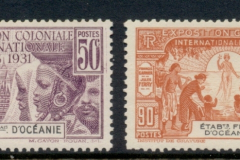 French-Polynesia-1931 Colonial Exposition