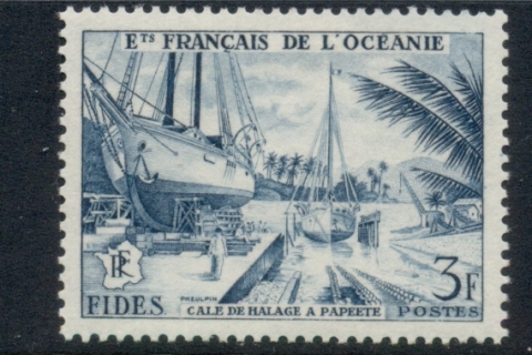 French-Polynesia-1956 FIDES
