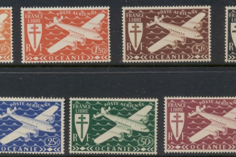 French-Polynesia-1942 Air Post
