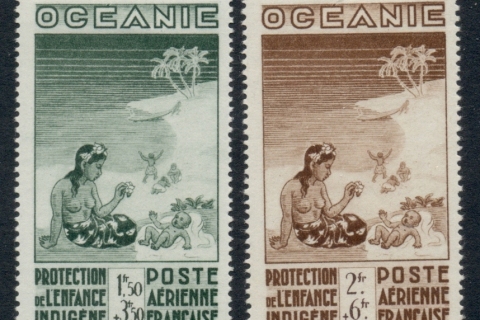 French-Polynesia-1942 Native Children\'s Welfare Fund