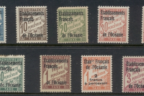 French-Polynesia-1926-27 Postage Dues