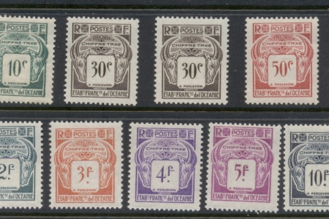French-Polynesia-1948 Postage Dues
