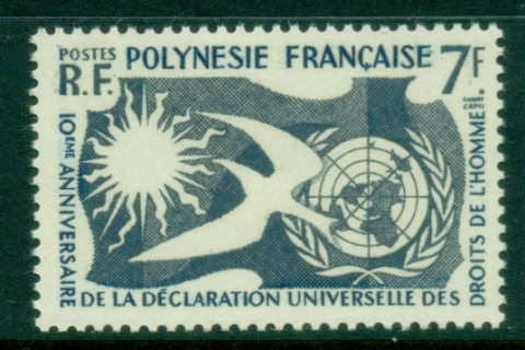 French-Polynesia-1958 Universal declaration of Human Rights