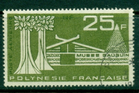 French-Polynesia-1958 Paul Gaugin Museum 25f