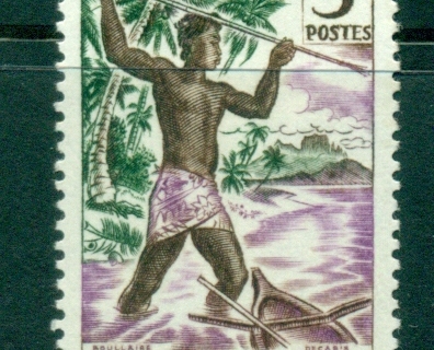 French-Polynesia-1960 5fr Spear Fishing