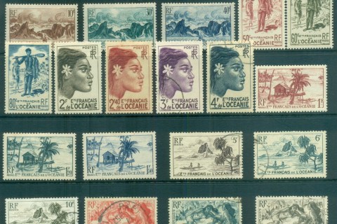 French-Polynesia-1948 Pictorials