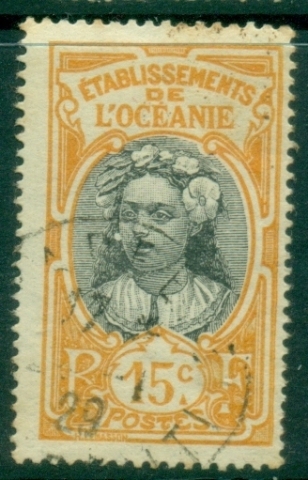 French-Oceania-1913-15-Pictorials-Native-Woman-15c-FU_2