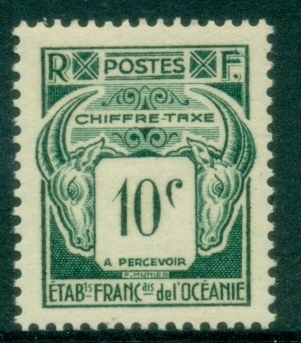 French-Oceania-1948-Postage-Due-10c-MLH