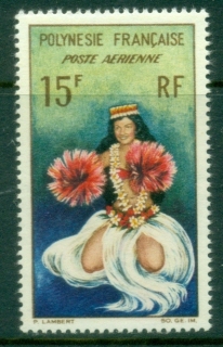 French-Polynesia-1964-Polynesian-Dancer-MUH