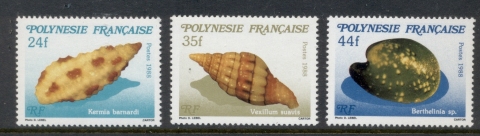 French-Polynesia-1988 Sea Shells