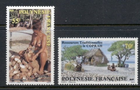 French-Polynesia-1989 Copra Industry