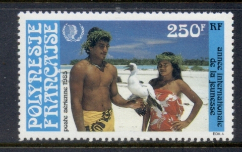 French-Polynesia-1985 International Youth year