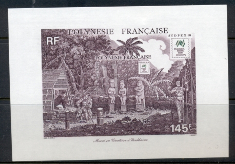 French-Polynesia-1988 Sydpex MS