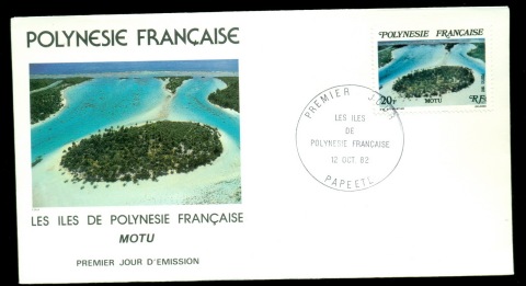 French-Polynesia-1982 Motu Is 20f FDC