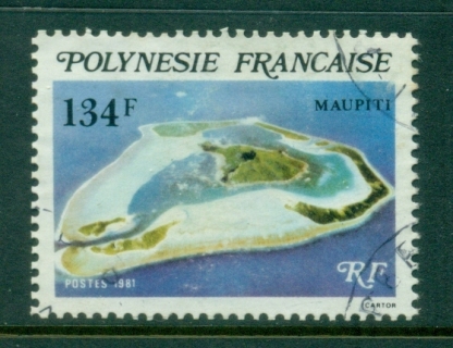 French-Polynesia-1981 Maupiti Is 134fr