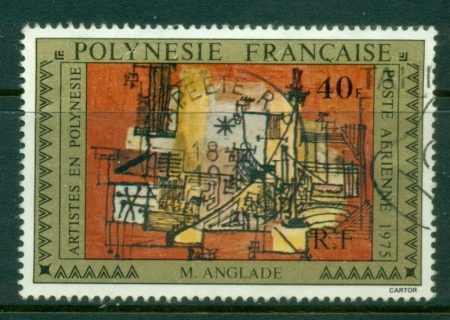 French-Polynesia-1975 Paintings by Polynesian Artists 40f