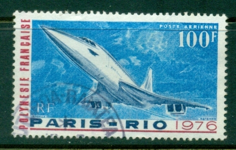 French-Polynesia-1976 Concorde