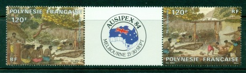 French-Polynesia-1984 AUSIPEX \'84 Stamp Ex.