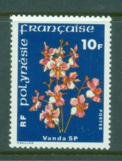 French-Polynesia-1979 Flowers 10f