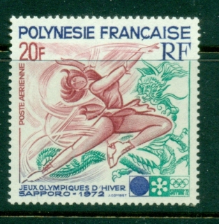 French-Polynesia-1972 Winter Olympics Sapporo