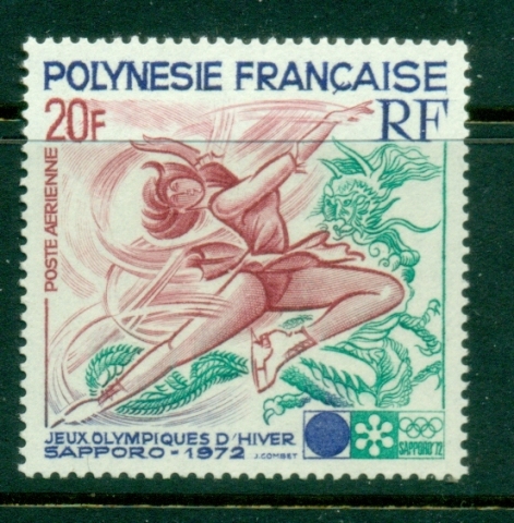 French Polynesia 1972 Winter Olympics Sapporo