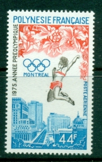 French-Polynesia-1975 Pre-Olympic year Montreal